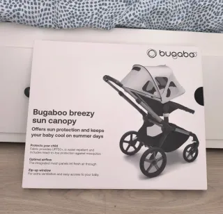 Bugaboo Fox 3 negro silla + capazo + extras