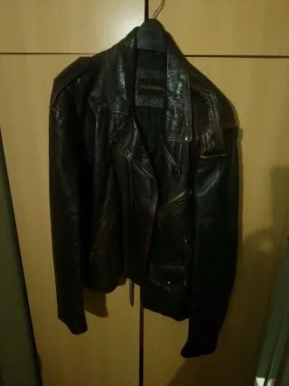 Cazadora cuero Giorgio Ferrari Marron Venta a Mano