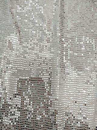 Top lentejuelas plateado
