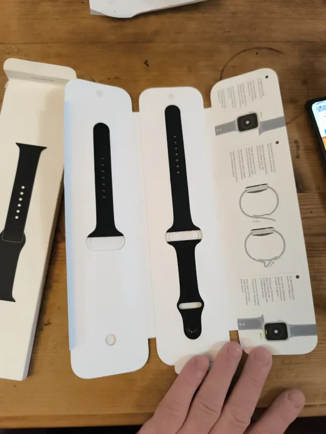 Cinturino Apple Watch 44mm Nero