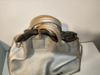 Bolsa Bimba y Lola original, cuero, plata