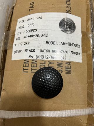 Alarmas de seguridad ropa