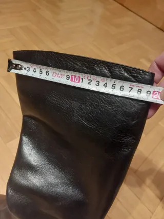 Botas altas negras,piel,mujer talla 40