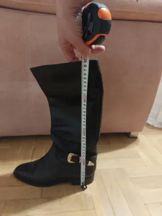 Botas altas negras,piel,mujer talla 40