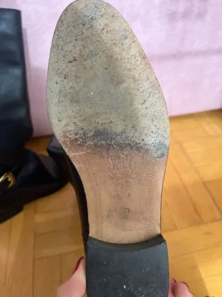 Botas altas negras,piel,mujer talla 40