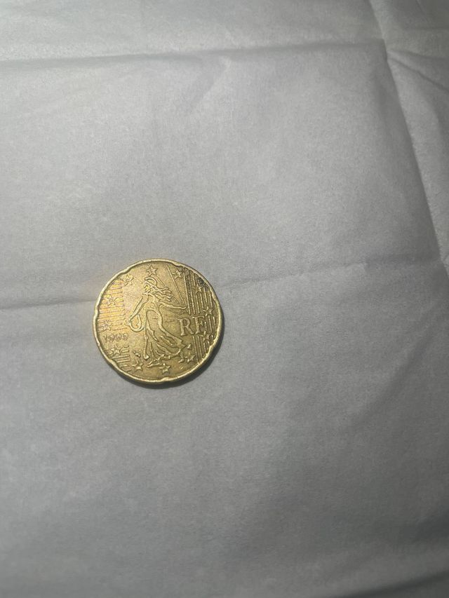 Moneda 20 céntimos Francia 1999 RF