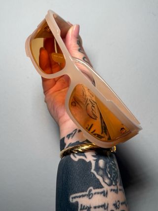 Occhiali da sole Versace Beige/Oro