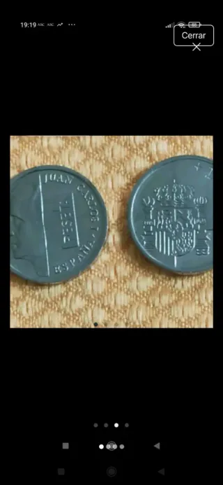 25 Monedas 1 Pta Juan Carlos 1989