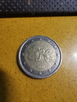 Moneda 2 euros coleccion 2001