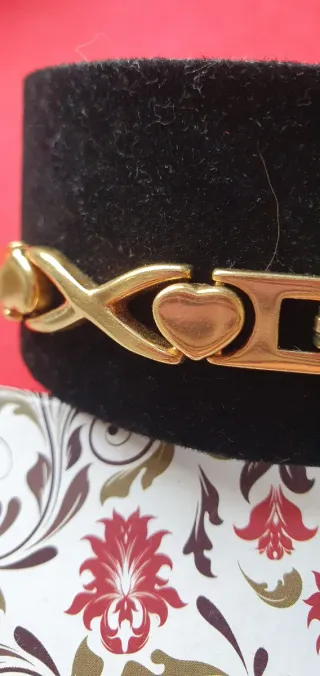 Pulsera Oro Laminado 18k Corazones