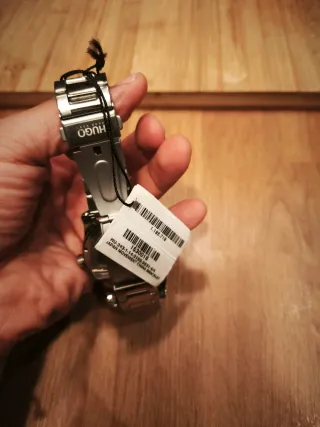 Reloj Hugo Boss Negro y Plateado