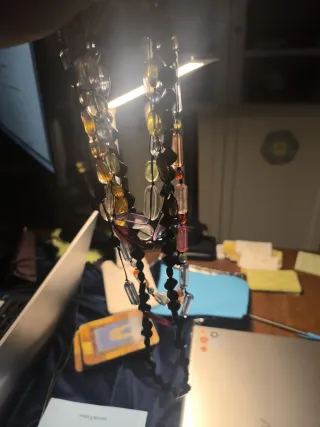 Colgante único multicolor