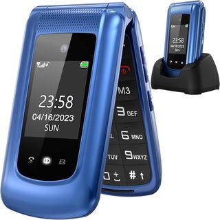 Cellulare Uleway G380D Anziani Tasti Grandi Blu