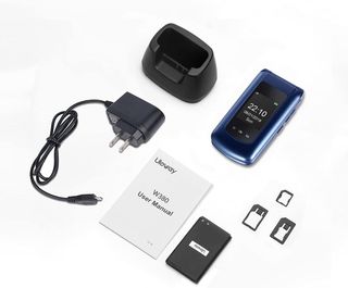 Cellulare Uleway G380D Anziani Tasti Grandi Blu