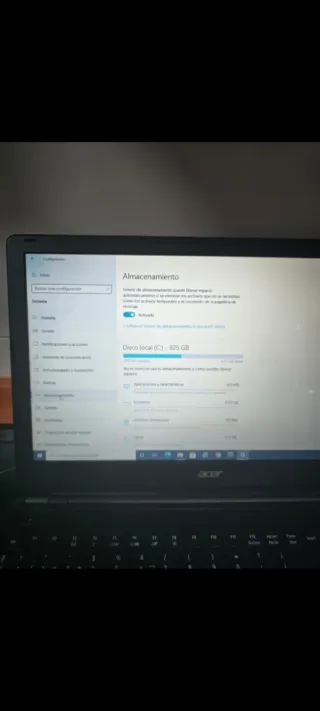 Portátil Acer i5 Negro