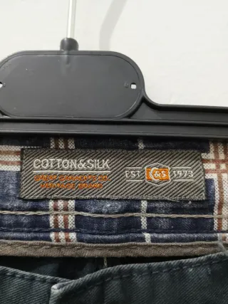 Pantaloni uomo Cotton&Silk blu