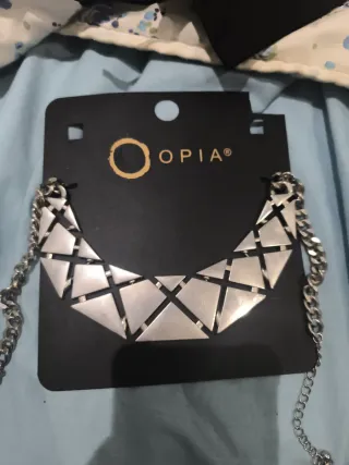 Colgante OPI A Plata Geométrico