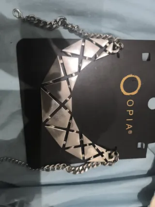 Colgante OPI A Plata Geométrico