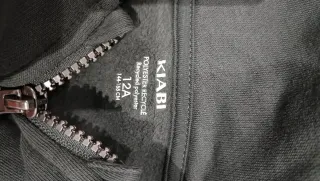 Sudadera con cremallera verde