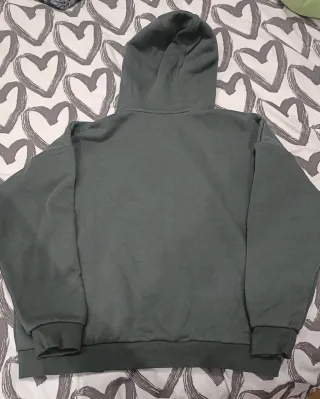 Sudadera con cremallera verde