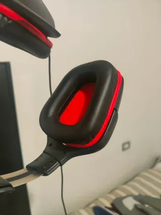 Cuffie Gaming Logitech G332 Nero/Rosso