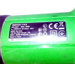 Amoladora Practyl 115 mm