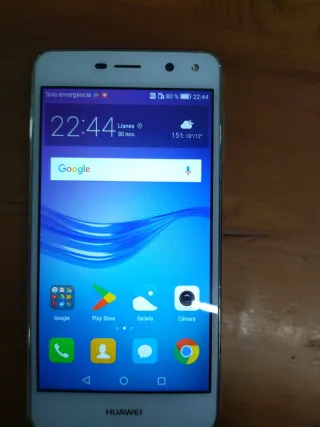 Móvil Huawei Blanco y Dorado