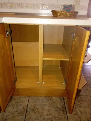 Muebles de cocina de roble