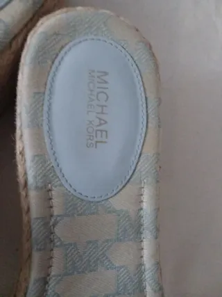 Chanclas Michael Kors Mujer Beige/Azul