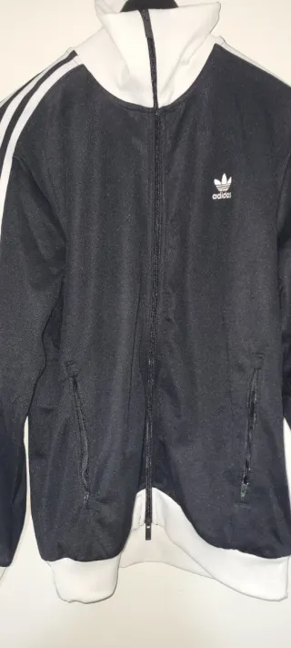 Chaqueta Adidas Classic negra y blanca
