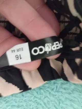 Vestido cebra mangas abullonadas