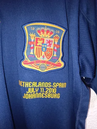 Camiseta Iniesta Mundial 2010 futbol retro Talla L