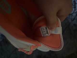 Zapatillas Mustang Blancas y Naranja