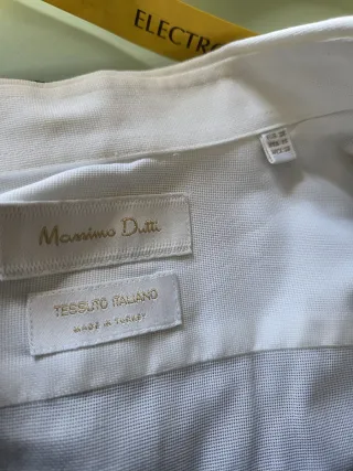 Traje Massimo Dutti Negro y Blanco