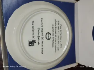 Plato Bidasoa Navidad 1980 Colección