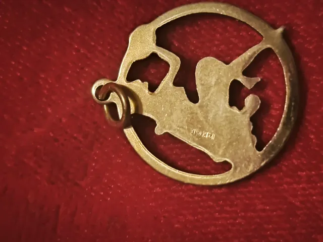 Colgante Oro 14/20 klts Virgo