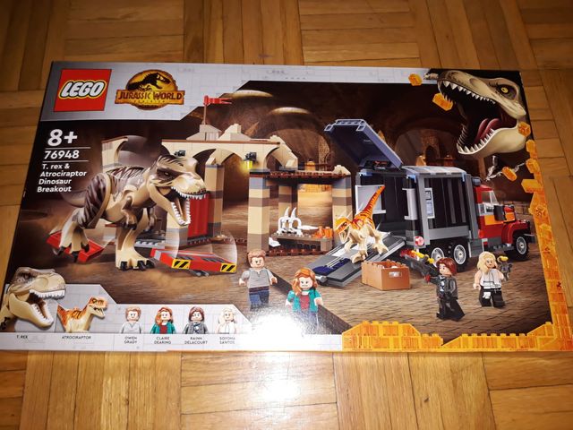 LEGO 76948 T. rex & Atrociraptor Dinosaur Breakout