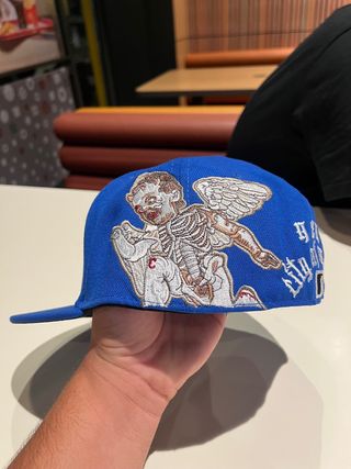 Gorra LA Talla 7 3/8 Azul Calaveras