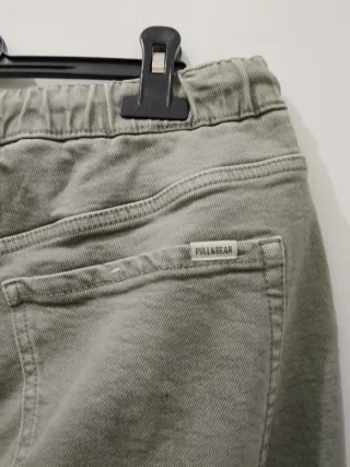 Jeans uomo Pull&Bear strappati verdi