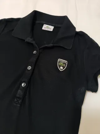 Polo Lacoste Mujer Blanco Talla 38