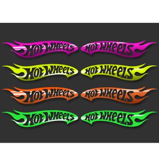 Set de 8 Pegatinas HOT WHEELS