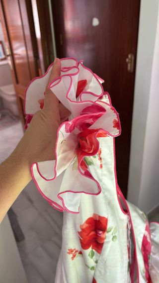 Vestido bata Gitana Mujer Flores