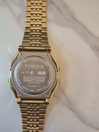 Reloj Timex T80 x Pac-Man Dorado Nuevo