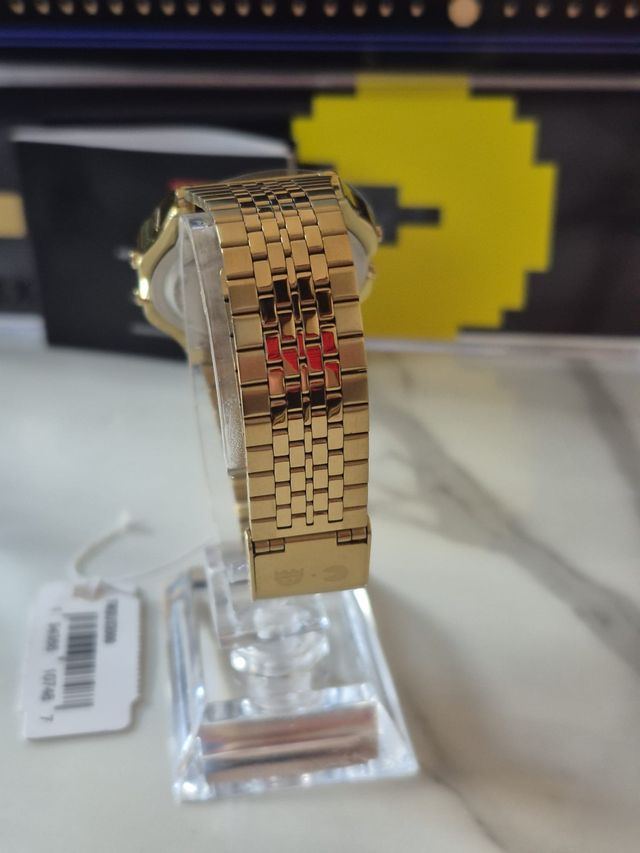 Orologio Timex T80 x Pac-Man Dorato Nuovo