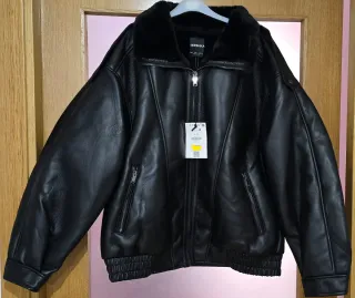 Cazadora Bershka doble faz oversize L