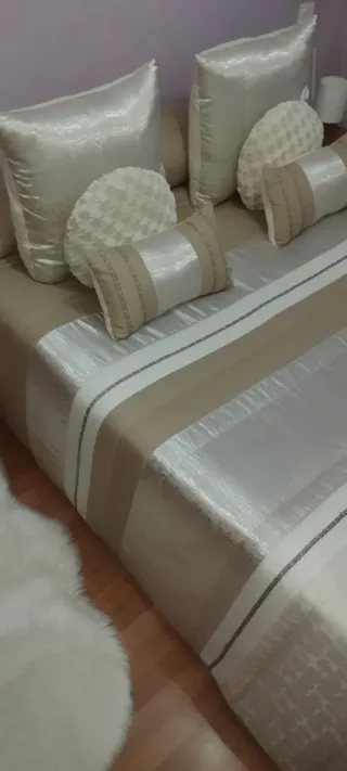 Edredón Cama Matrimonio Beige
