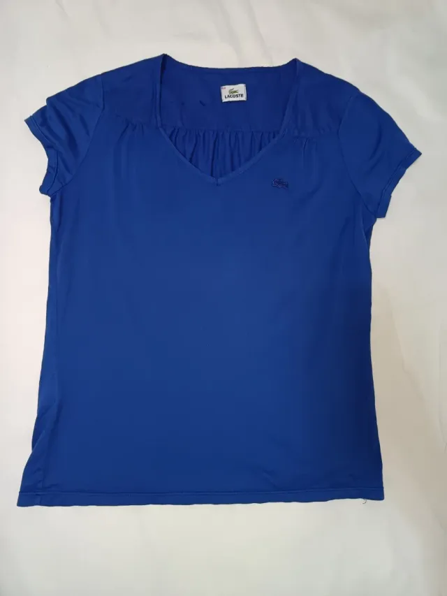 Polo Lacoste Mujer Azul Talla M