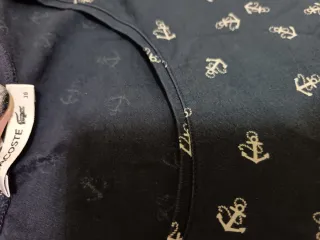 Polo Lacoste Mujer Azul Talla M