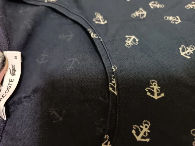 Polo Lacoste Mujer Azul Talla M