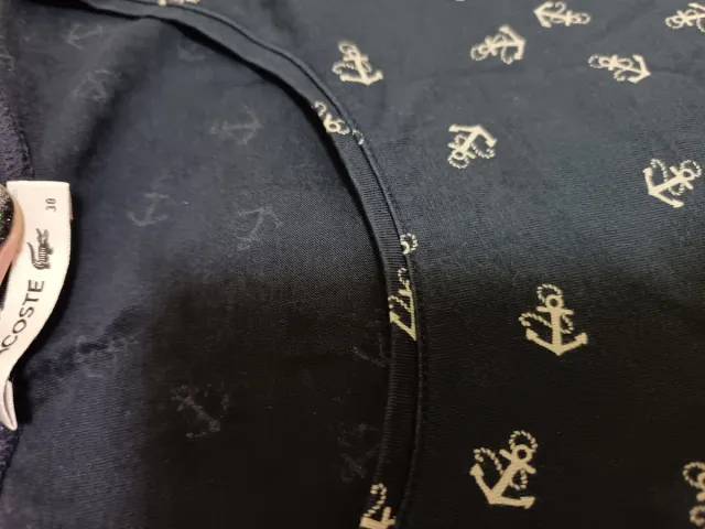 Polo Lacoste Mujer Azul Talla M